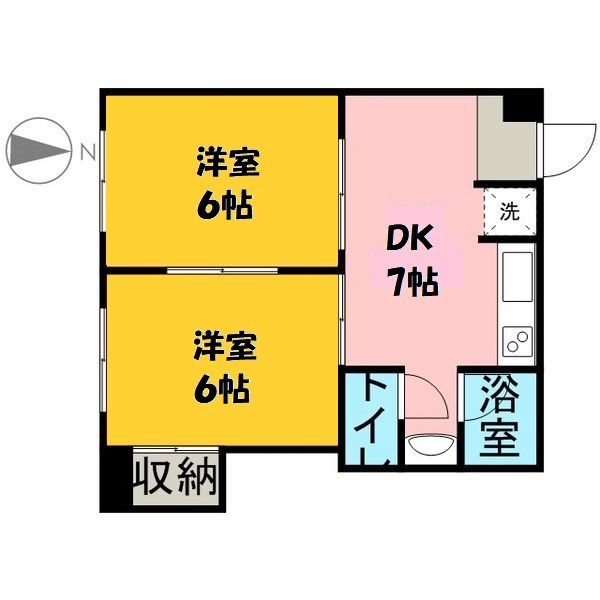 Dフラット東別院 間取り図