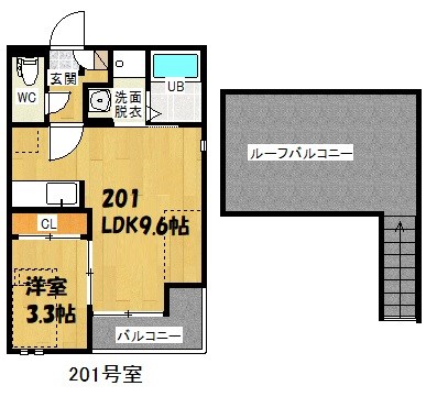 Grandtic Luce志賀本通 間取り図