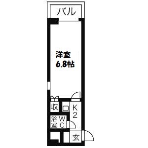 ニッシンハイツ千代田 間取り図