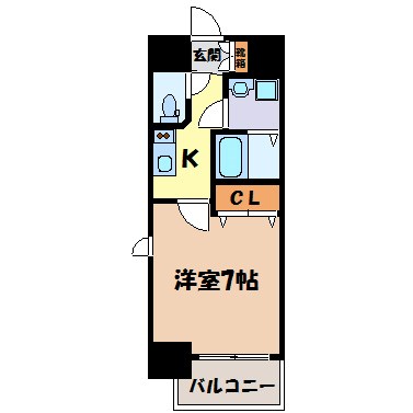 エステムコート名古屋ステーションクロス 間取り図