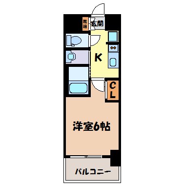 エステムコート名古屋ステーションクロス 間取り図