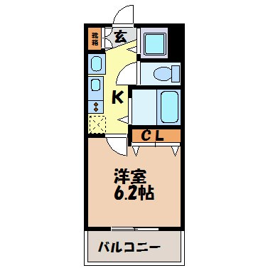 プレサンス名古屋城前ラバンカ 間取り図