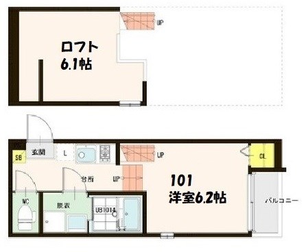 ウィンクルム新瑞橋 間取り