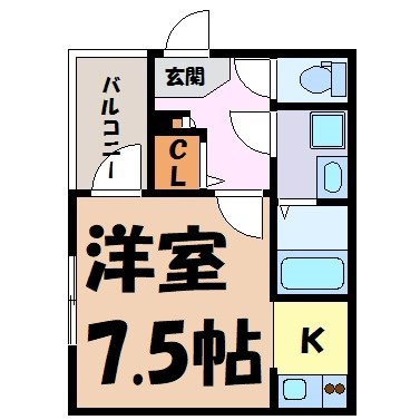 ハーモニーテラス大久手町 間取り図