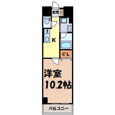 グランルクレ新栄ウエスト 間取り図