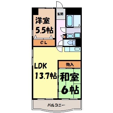 グランシャリオ名駅南 間取り図
