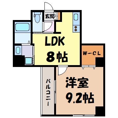 アレーヌコート金山 間取り図