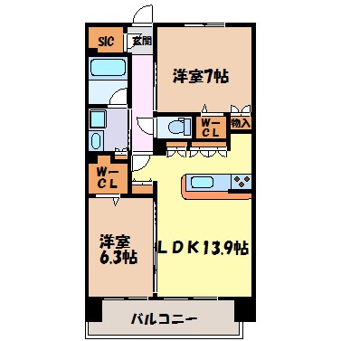 テラッツァ白壁 間取り図