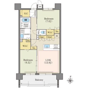 テラッツァ白壁 間取り図