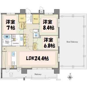 テラッツァ白壁 間取り図