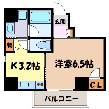 セレニティー名駅西 間取り図