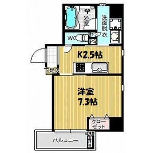 セレニティー名駅西 間取り図