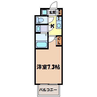 S-RESIDENCE千種 間取り図