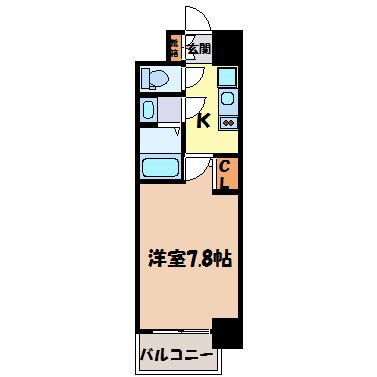 S-RESIDENCE志賀本通 間取り図