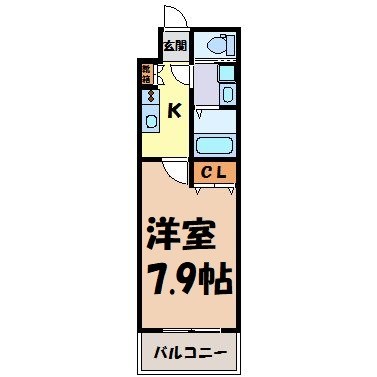 S-RESIDENCE志賀本通 間取り図