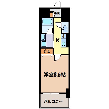 リ　ブラン東別院 間取り図