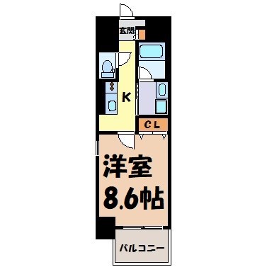 リ　ブラン東別院 間取り