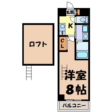 エステムコート名古屋栄デュアルレジェンド  間取り図