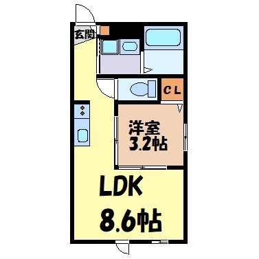 ノア名駅南 間取り図