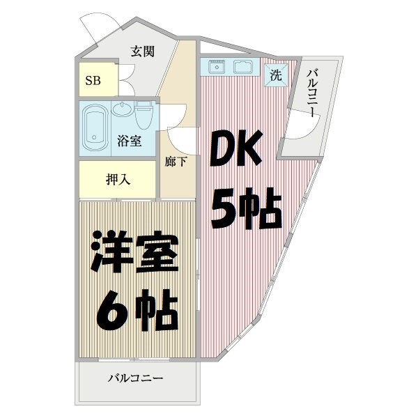 ブルーシャンピア芝川 間取り図