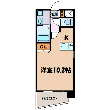 プレサンス名古屋駅前ヴェルロード 間取り図