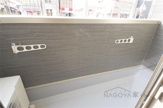 クラージュ平安 ベランダ