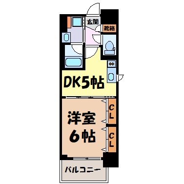 エステムコート名古屋栄プレシャス 間取り図