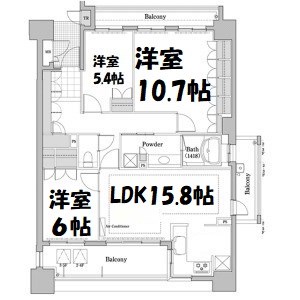 プライムメゾン矢田南 間取り図