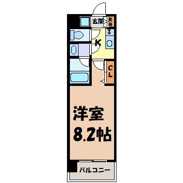 ルクレ新栄レジデンス 間取り