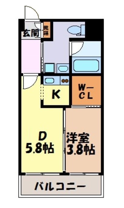 ＫＤＸ千早レジデンス 間取り図