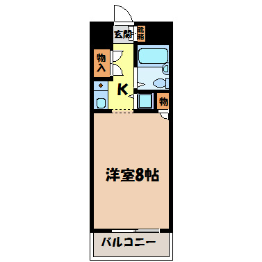 コンフォルト鶴舞 間取り図