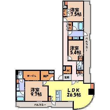 千種タワーヒルズ 間取り図