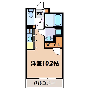 AXIA亀島 間取り図