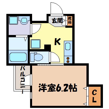 AXIA亀島 間取り図