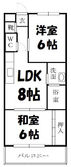 シャンボール朝日 間取り