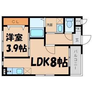 MOVE山王EAST 間取り図