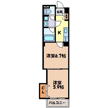 ＦＪ日進通 間取り図