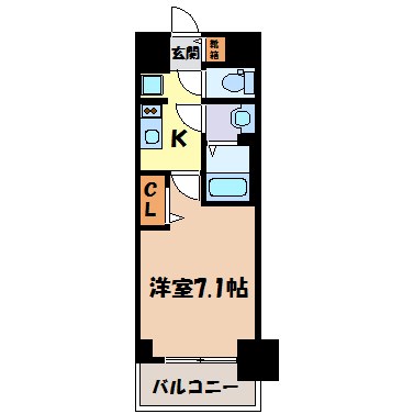 プレサンスNAGOYAファスト 間取り図