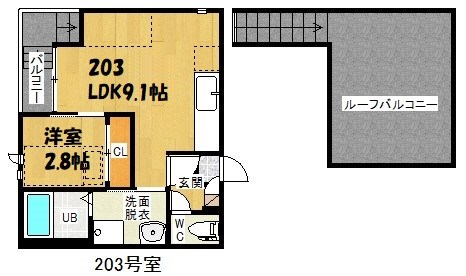 Grandtic Luce志賀本通 間取り図