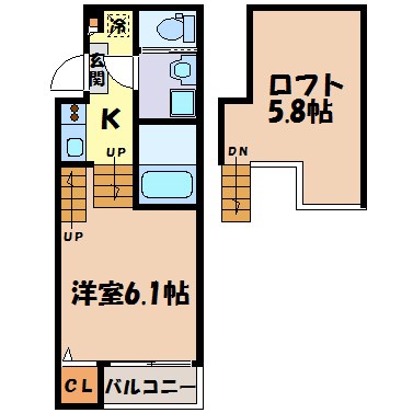 吹上パークタワー31F 間取り図