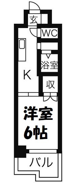 サンピアオカヤス 間取り図