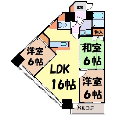 ニッセイディーセント金山 間取り