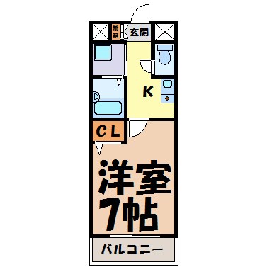 セントラルハイツ東別院 間取り図