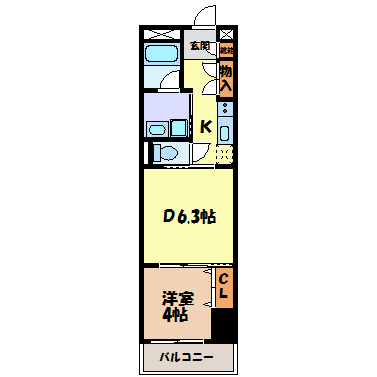 レジデンス上前津スクエア 間取り図