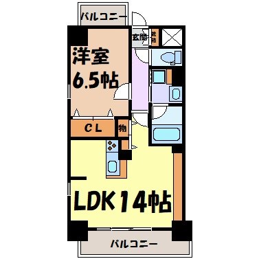 ツインアウルズ 間取り図
