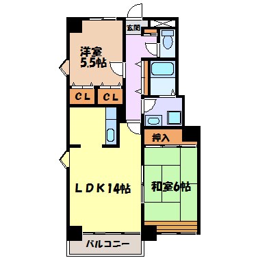 マイルストーン泉 間取り図