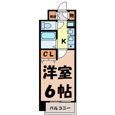 プレサンス鶴舞駅前ブリリアント 間取り図
