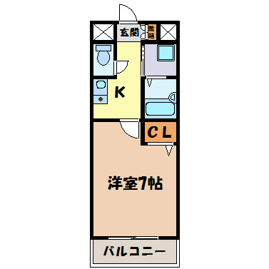 セントラルハイツ東別院 間取り図