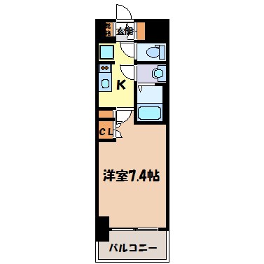 アデグランツ上前津 間取り図