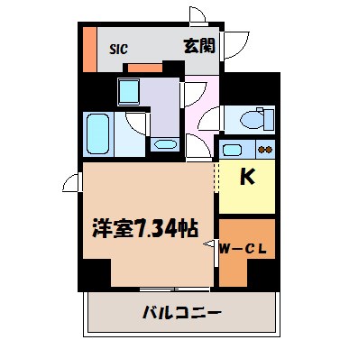 ルーエ金山 間取り図